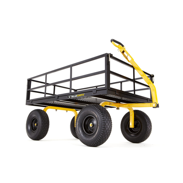 Gorilla Carts Steel Garden Cart 1400 lb. cap.