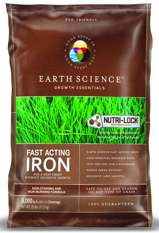 Earth Science Iron Treatment 5000 sq ft 25 lb