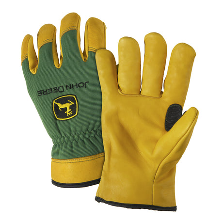 West Chester John Deere Unisex Work Gloves Green/Yellow L 1 pair