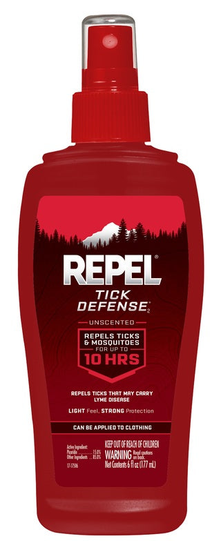 Repel Tick Defense Insect Repellent Liquid For Mosquitoes/Ticks 6 oz