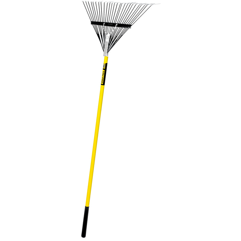 Truper Tru-Pro 72 in. 26 Tine Steel Leaf Rake Fiberglass Handle