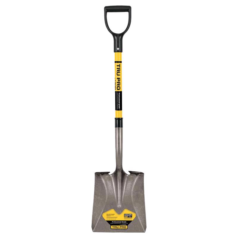 Truper Tru-Tough 41 in. Steel Square Transfer Shovel Fiberglass Handle