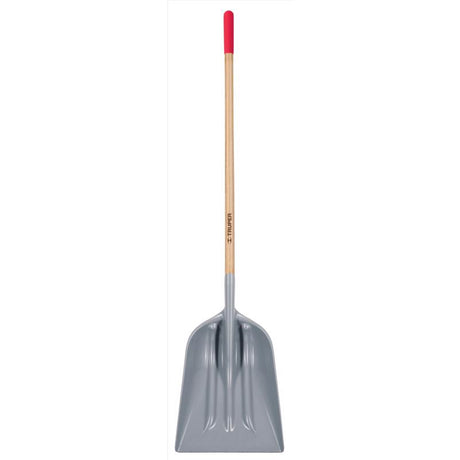 Truper Tru-Tough 62 in. Plastic Scoop Shovel Wood Handle