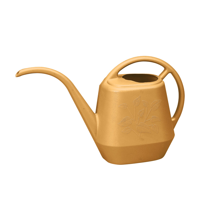 Bloem Earthly Yellow 56 oz Plastic Aqua Rite Watering Can