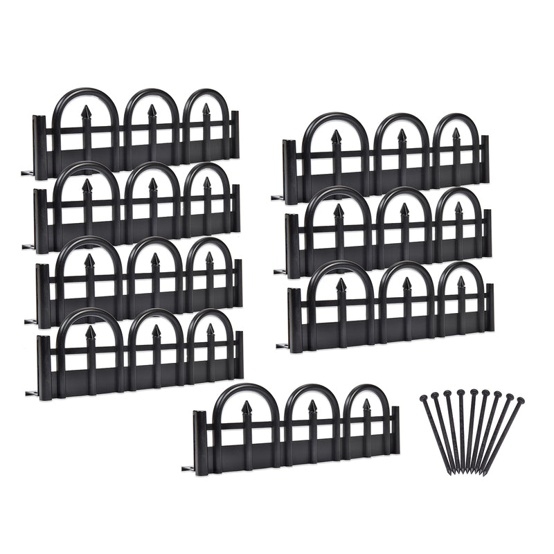 EasyFlex 10 ft. L Plastic Black Landscape Edging Kit