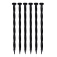 EasyFlex 8 in. L X 0.5 in. H Plastic Black Anchoring Spike