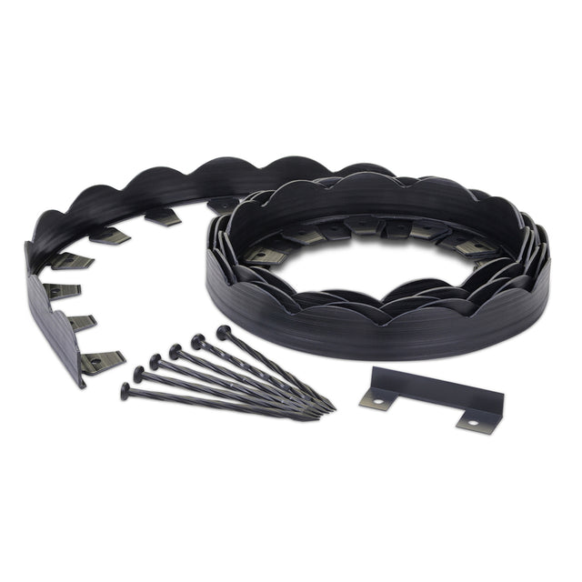 Dimex EasyFlex 20 ft. L Plastic Black Landscape Edging Kit