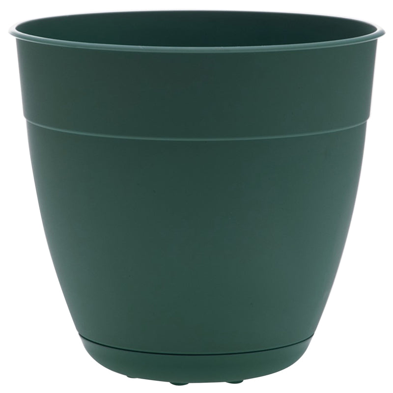 Bloem Dayton Ocean 11.25 in. H X 12 in. D Plastic Planter Turtle Green