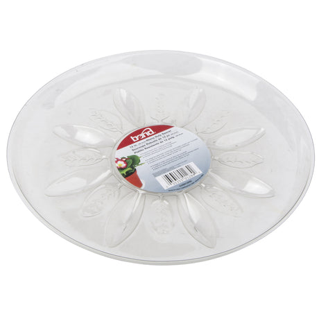 Bond 12 in. D Plastic Plant Saucer Clear