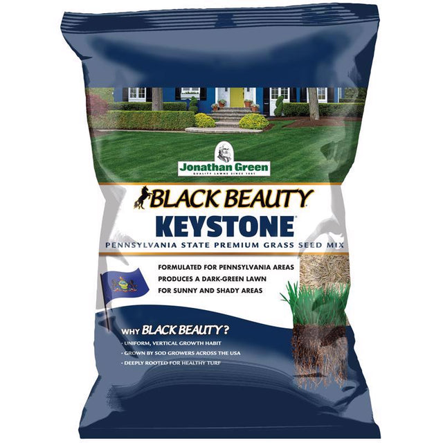 Jonathan Green Black Beauty Keystone All Grasses Sun or Shade Grass Seed 25 lb