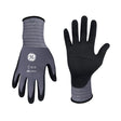 General Electric Unisex Dipped Gloves Black/Gray XL 1 pair