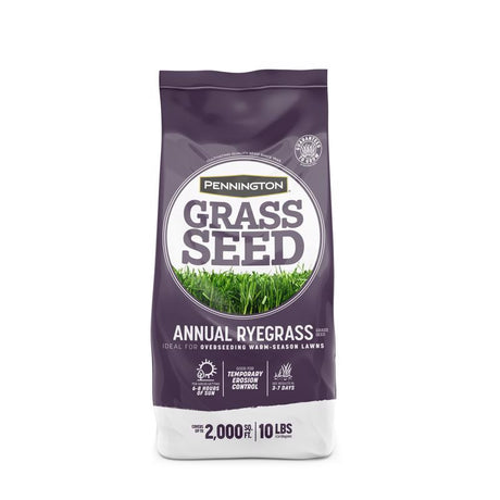 Pennington Annual Ryegrass Sun or Shade Grass Seed 10 lb