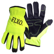 Boss FLXO Men's Outdoor Open Cuff Mechanic's Glove High-Vis Green L 1 pair