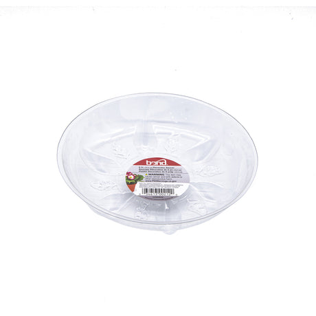 Bond 6 in. D Plastic Plant Saucer Clear