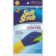 Soft Scrub Latex/Neoprene Cleaning Gloves XL Blue/Yellow 1 pk