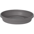 Bloem Terra 3.5 in. H Plastic Plant Saucer Charcoal