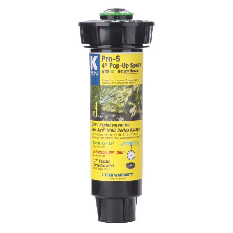 K Rain Pro S 4 in. H Adjustable Pop-Up Spray Head