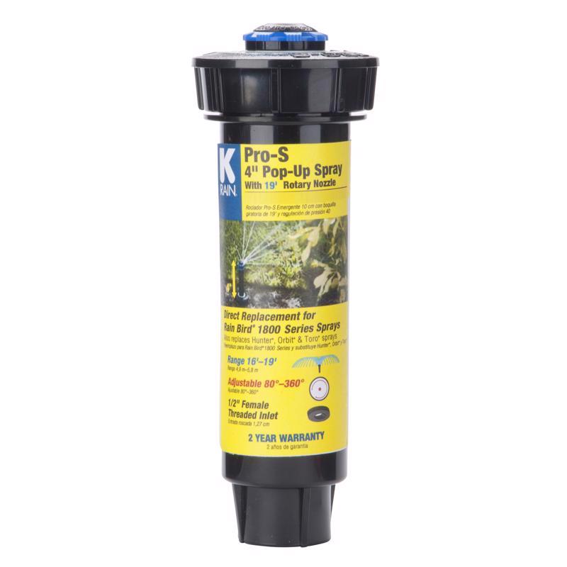 K Rain Pro S 4 in. H Adjustable Pop-Up Spray Head