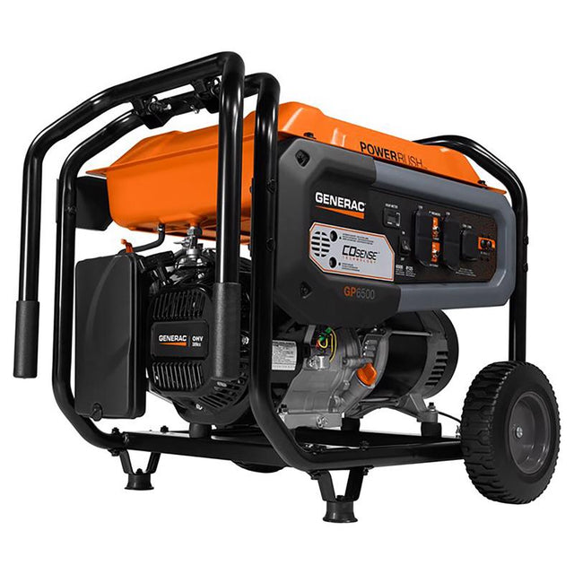 Generac GP Series 6500 W 120/240 V Gasoline Portable Generator 7672-1/7672-2