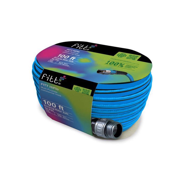 Fitt HiFlo 100 ft. L Medium Duty Commercial Grade Lightweight Garden Hose