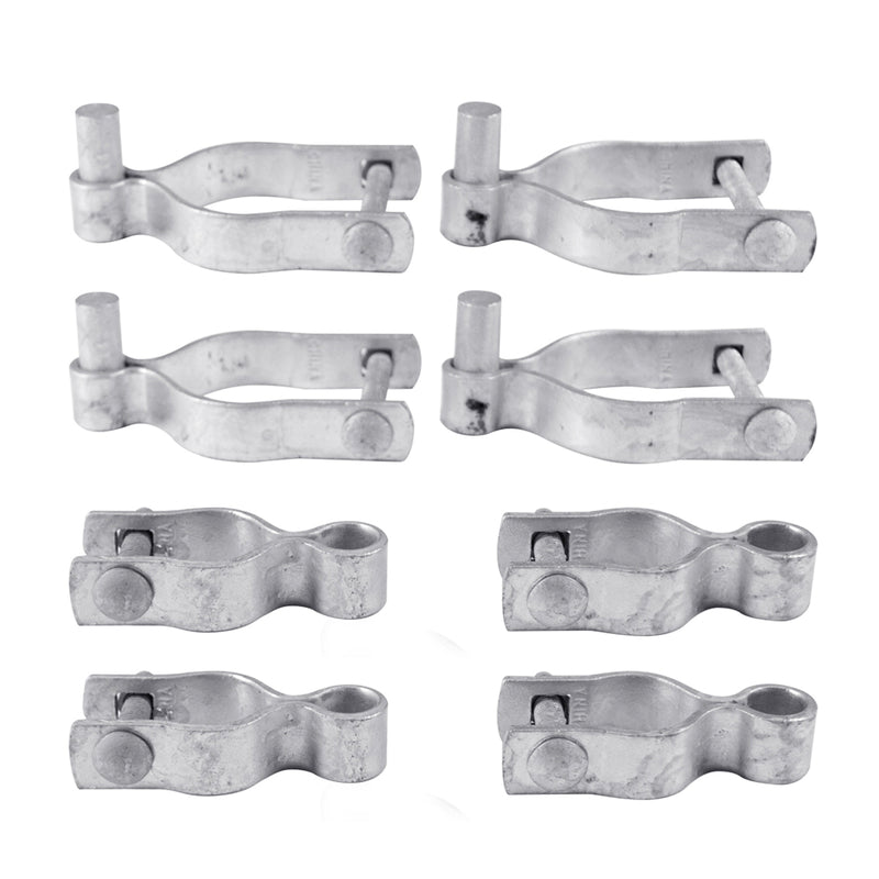 YardGard 6.69 in. L Galvanized Steel Drive Gate Hardware Set 4 pk