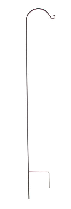 Panacea Black Steel 84 in. H Single Crook Plant Hook 1 pk