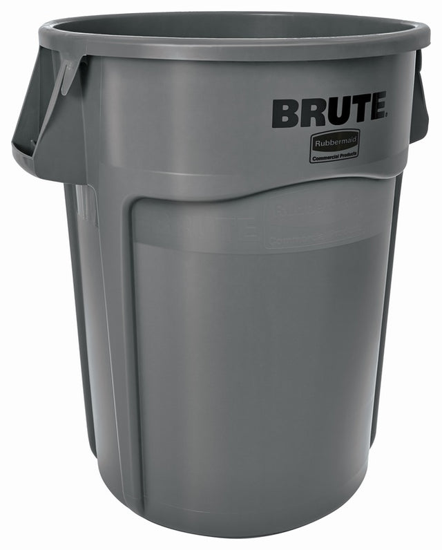 Rubbermaid Brute 44 gal Gray Plastic Garbage Can