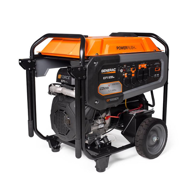 Generac GP Series 15500 W 120 V Electric Portable Generator Kit (Battery & Charger) GP15500EFI