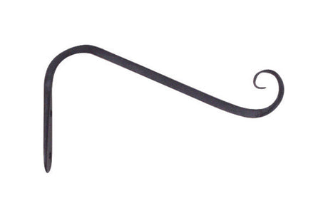 Panacea Black Wrought Iron 5 in. H Forged Angled Plant Hook 1 pk