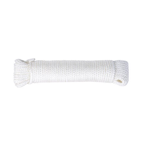 Koch 9/64 in. D X 48 ft. L White Diamond Braided Nylon Rope