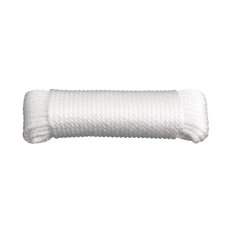 Koch 3/16 in. D X 50 ft. L White Solid Braided Nylon Rope