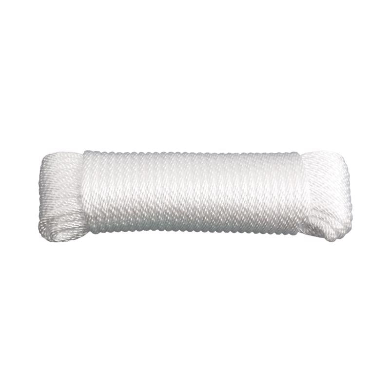 Koch 1/4 in. D X 100 ft. L White Solid Braided Nylon Rope