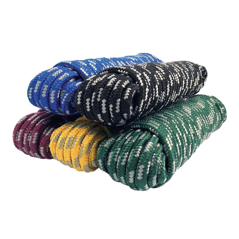 Koch 3/8 in. D X 100 ft. L Assorted Diamond Braided Polypropylene Rope