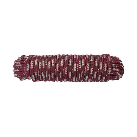 Koch 1/2 in. D X 100 ft. L Red/White Diamond Braided Polyblend Rope