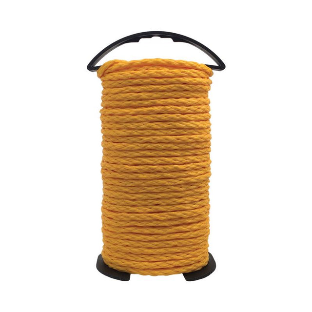 Koch 1/4 in. D X 100 ft. L Yellow Hollow Braided Polypropylene Rope