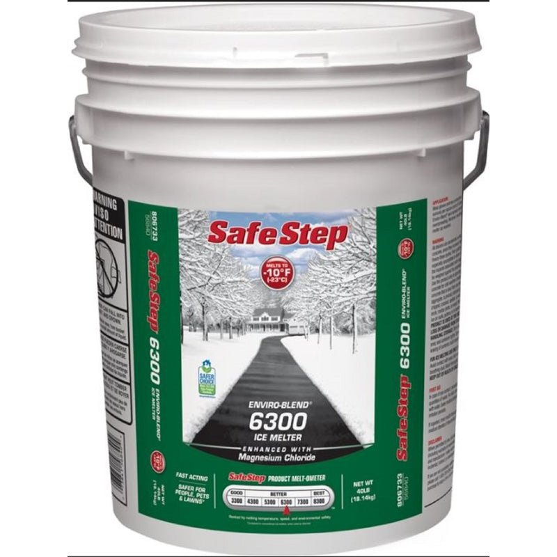 Safe Step Enviro-Blend 6300 Magnesium Chloride Pet Friendly Granule Ice Melt 40 lb