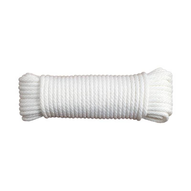 Koch 3/16 in. D X 50 ft. L White Diamond Braided Polypropylene Clothesline Rope