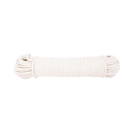 Koch 7/32 in. D X 100 ft. L Natural Solid Braided Cotton Poly Blend Sash Cord