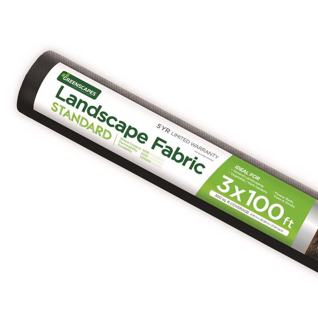 Greenscapes 3 ft. W X 100 ft. L Polypropylene Landscape Fabric