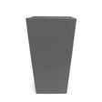 Bloem 20 in. H X 11.5 in. W X 11.5 in. D Plastic Tall Finley Planter Charcoal