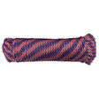 Koch 3/8 in. D X 100 ft. L Red/White/Blue Diamond Braided Polypropylene Rope