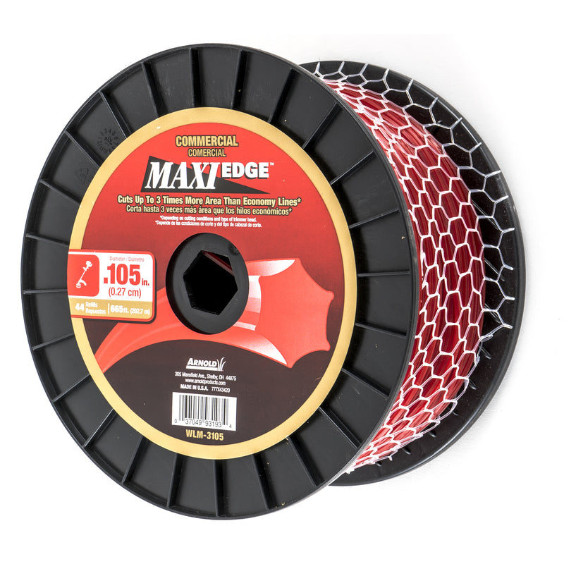 Arnold Maxi Edge Commercial Grade .105 in. D X 665 ft. L Trimmer Line