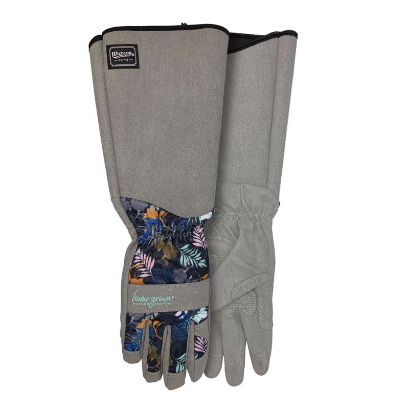 Watson Gloves Homegrown L Spandex Game of Thorns Gray Gardening Gloves