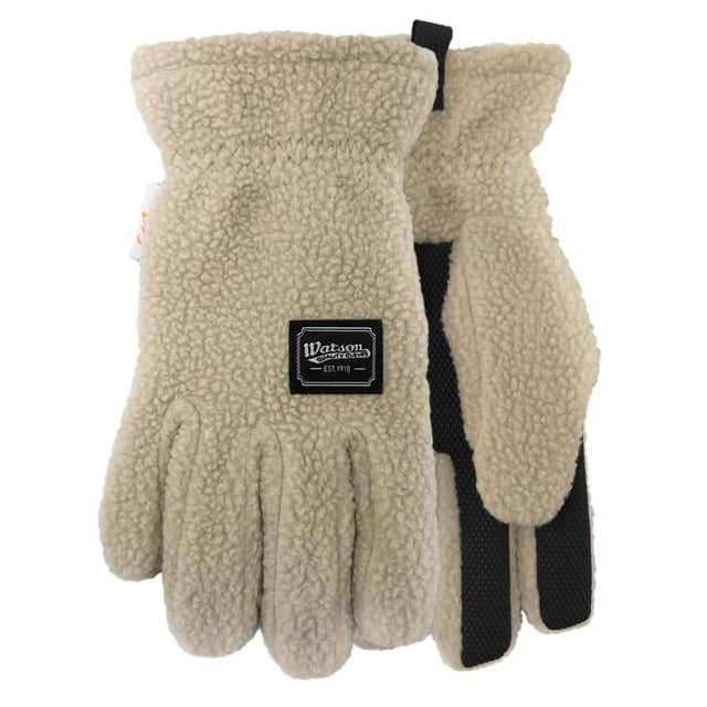 Watson Gloves S Polyester Lady Baa Baa Cream Cold Weather Gloves