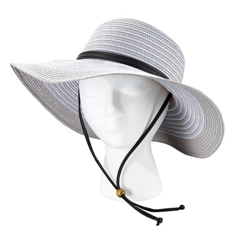 Sloggers Braided Wide Brim Hat Tan/White/Black M