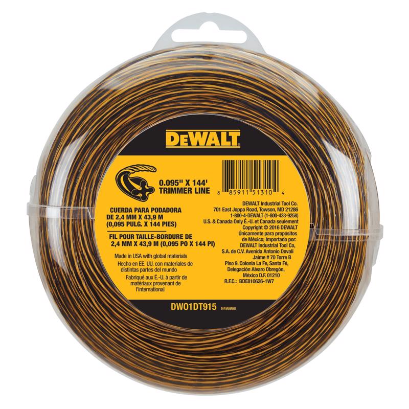 DeWalt Professional Grade 0.095 in. D X 144 ft. L Trimmer Line