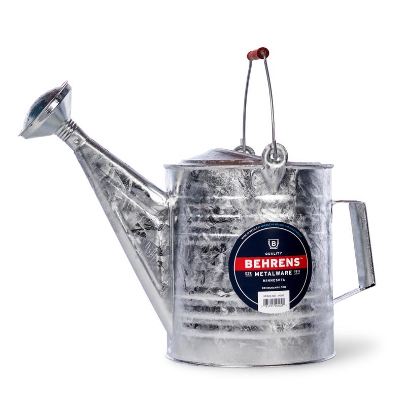 Behrens Silver 2 gal Steel Watering Can