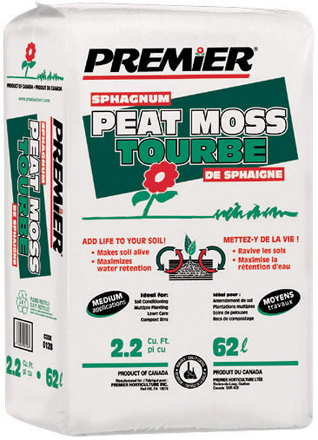 Premier Organic Sphagnum Peat Moss 2.2 ft