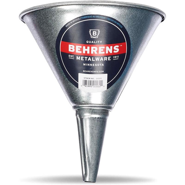 Behrens Silver 7-3/8 in. H Steel 32 oz Funnel