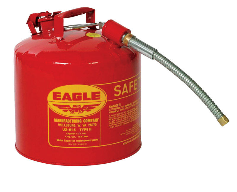 Eagle Steel Safety Gas Can 5 gal